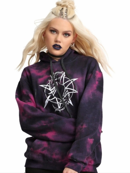 Slipknot Tops - Slipknot MD Goat Tie Dye Hoodie